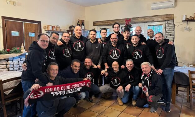 Aria di Natale per il Milan Club Cosenza “Pippo Inzaghi”