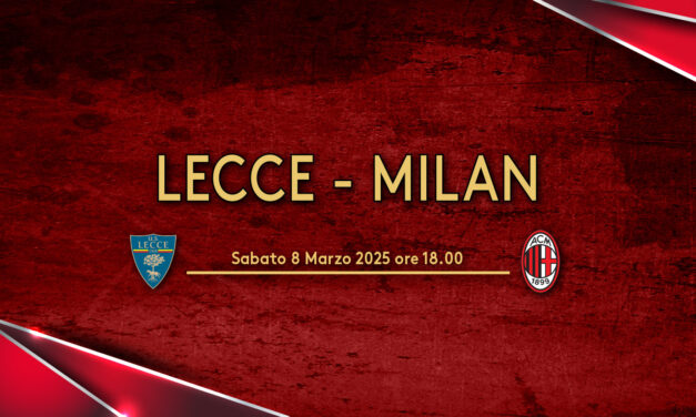 Lecce-Milan _ Info logistiche